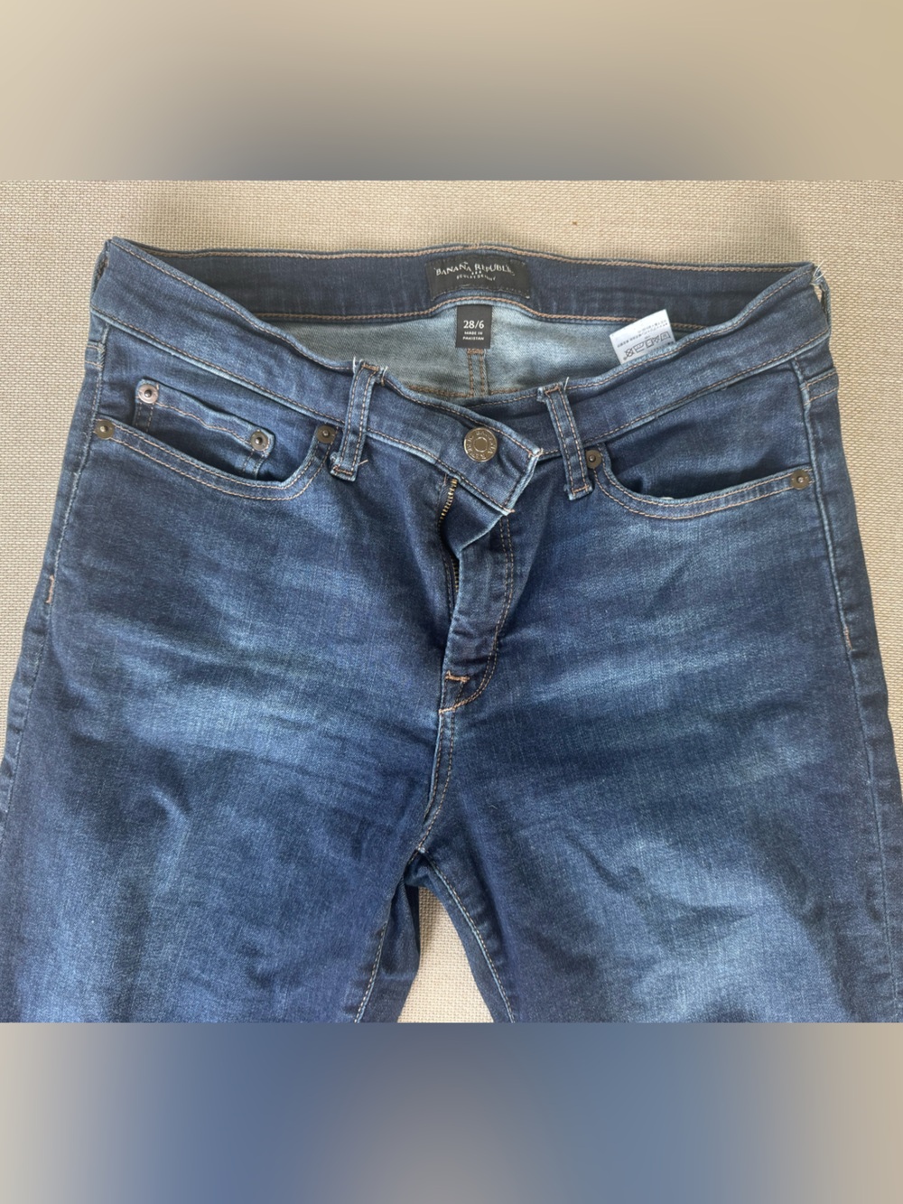 Banana Republic Women's Dark Blue Sculpt Skinny Jean